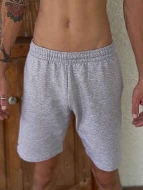 Lacoste Gray Youth Fleece Shorts